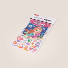 Tanex Deniz Kızı Temalı Sticker - Renkli