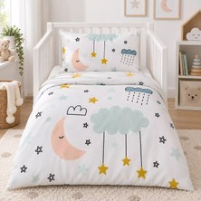 Pamukören Bebek Nevresim ve Yastık Kılıfı Yıldız 100X150