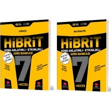 Hız Yayınları 7. Sınıf Türkçe - Matematik Hibrit Konu Anlatımlı Etkinlikli Soru Bankası Yeni