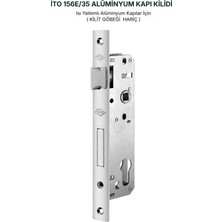 İto Kilit 156E/35 Silindir Tip Alüminyum Kapı Kilitleri