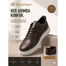 Gençtanır Shoes Jules Mat Deri Akıllı Bağcıklı Klasik Erkek Ayakkabı