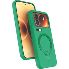Decostyle Xiaomi Mi 17 Pro Max Regal Magsafe Standlı Kapak - Yeşil