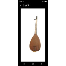 Unosell Oyma Dut Cura Saz Baglama Carved 3 Strings Cura With Free Case