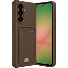 Decostyle Samsung Galaxy A17 5g Kelvin Kartvizitli Silikon - Kahverengi