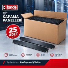 Lande Yatay Kablo Düzenleme Panelleri 482 * 10 - 44 - 25 Li Paket