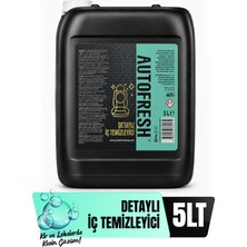 Auto Fresh PROFESYONEL ARAÇ İÇİ DETAYLI TEMİZLEME SOLÜSYONU 5 LİTRE OTO İÇ LEKE KİR TEMİZLEYİCİ HALI KOLTUK TAVAN ZEMİN 5 LT