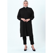 Habibe Kadın Büyük Beden Maya Kumaş Ara Boy Mevsimlik Kap