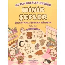 Akman Mutlu Kalpler Kulübü - Minik Şefler - Çıkartmalı Boyama Kitabım