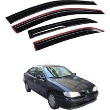 Renault Megane 1 Uyumlu 4 Kapı Mugen Ön Arka Cam Rüzgarlığı