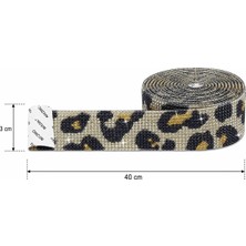 Efeaks Kristal Taşlı Kendinden Yapışkanlı Şerit Çeşitleri 40X3 cm Telefon, Bardak, Çerçeve, Ev ve Hobi Dekoru