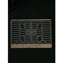 Efeaks Taşlı Motor Plakalık Gold Motosiklet Plaka Çerçevesi Universal Uyumlu