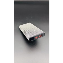 Efeaks Gümüş Taşlı Hızlı Şarj Özelliği Bulunan Uyumlu Powerbank