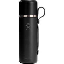 Hydro Flask Hot Flex & Cup Bardaklı Termos 828 ml (28 Oz) - Siyah