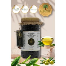 Zeyrazade Gurme Sofralık Salamura Kazdağları'nın Kadim Mirası Gemlik Tipi Siyah Zeytin L Boy 700 gr