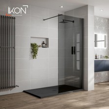 ikon Siyah Füme Cam Yan Panel / Separatör
