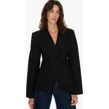 Vatkalı Çok Parçalı Kruvaze Blazer - Premium Edition