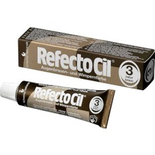 Refectocil Kaş ve Kirpik Boyası Naturel Kahve No:3 15 ml Bitkisel Formül ile Uzun Süreli Etki