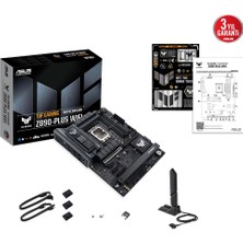 Asus Tuf Gamıng Z890-PLUS Wıfı Ddr5 4xm2 Usb3.2 Rgb Lan Atx