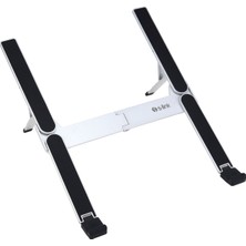 S-Link SL-AL12 Gümüş 8 Açılı Katlanabilir Alüminyum Laptop Stand