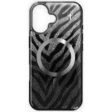 Ideal Of Sweden Clear Case Magsafe iPhone 17 Zebra Mystique Telefon Kılıfı