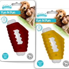 Edntrend Pawise Yum N Fun Tavuk Aromalı Çiğneme Köpek Oyuncağı 11 cm