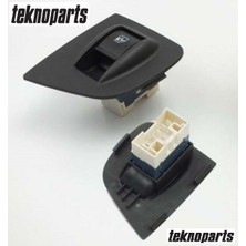 Cam Açma Anahtarı Sağ Ön Tekli Fiat Doblo 2 2005-2010 Fiorino Çerçeveli 5 Pin  Tkn FI-CD-003
