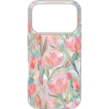 iDeal of Sweden Clear Case Magsafe iPhone 17 Pro Tulip Bloom Telefon Kılıfı