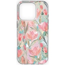 iDeal of Sweden Clear Case Magsafe iPhone 16 Pro Tulip Bloom Telefon Kılıfı