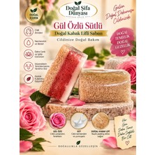 GÜL ÖZLÜ SÜTLÜ KABAK LİFLİ SABUN