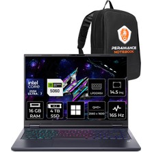 Acer Predator Helios Neo 14 Aı Intel Core Ultra 7 255H Rtx 5060 8gb 115W 16GB Ram 4tb SSD 14.5" Wqxga (2560X1600) 165Hz WIN11 Pro NH.QV0EY.001P311 Gaming Laptop + Per4 Çanta