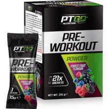 Pt Go Ptgo Nutrition Pre-Workout Şase - Orman Meyvesi Aromalı (21 Adet x 15 Gr)