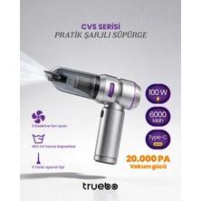 Truebo Cvs Serisi Pratik Şarjlı Araç Içi Süpürge