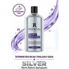 Radical Color Care Silver Renk Koruyucu Sarı ve Gri Şampuan 1000 ml Sülfatsız Parabensiz Tüm Saçlar İçin