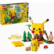 LEGO Pokémon Smart Play Pikachu Etkileşimli Eğitim Evi 400 Parçalı Yapı Oyuncak