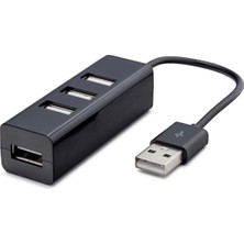 Marsilyan USB Hub 4 Port 480 Mbps Siyah HDX7014