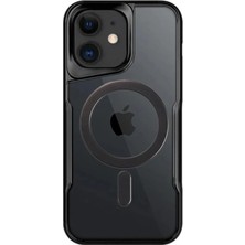 Novis Liora Apple iPhone 11 Kılıf Boyi Magsafe Silikon Kapak - Siyah
