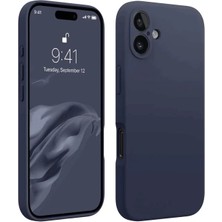 Novis Liora Apple iPhone 16 Plus Kılıf First Silikon - Lacivert