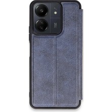 Novis Liora Xiaomi Redmi 13C Kılıf Flip Cover - Lacivert