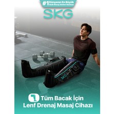 Skg YY-A01 Lenf Drenaj Bacak Masaj Aleti | 2'li Set Sağ+Sol | 5 Kademeli Hava Basıncı | 3 Masaj Modu | Lenf Kompresyonu