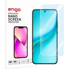 Engo Honor Turbo Ile Uyumlu Ekran Koruyucu Mtn-Nx1 Nano Parlak 9h Kırılmaz Esnek Cam Çizilmeye Dayanıklı Şeffaf