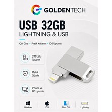 Golden Tech 3.0 Otg Flash Bellek Iphone - Pc Uyumlu Otg Flash USB Data Bellek