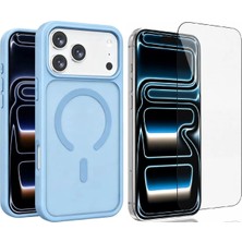 Vendas iPhone 18 Pro Max Uyumlu Mat Arka Yüzey Kamera Çıkıntılı Jota M-safe Joko Kapak + Cam Ekran Koruyucu