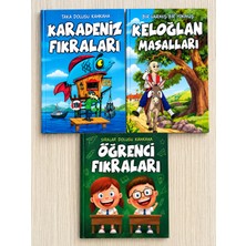 Yurt Kitap Yayın Fıkralar ve Eğlenceli Masal Kitabı Seti 3 Kitap Karadeniz Fıkraları/keloğlan Masalları/öğrenci Fıkraları
