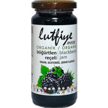 Lutfiye Organik Böğürtlen Reçeli 280 Gr %88 Organik İçerik Türkiye Menşeli