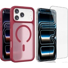 Vendas iPhone 18 Pro Max Uyumlu Mat Arka Yüzey Kamera Çıkıntılı Jota M-safe Joko Kapak + Cam Ekran Koruyucu
