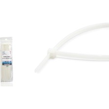Nodar ND4806B Kablo Bağı 3.6 x 380 mm 100 Adetli Paket Beyaz