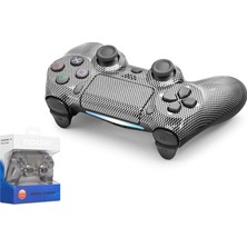 Nodar ND400X Bluetooth Gamepad Oyun Kolu Ps4 Uyumlu Doubleshock 4 Siyah Beyaz