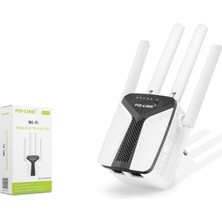 Pix-Link Pıxlınk WR64Q3 Wifi Repeater Router Access Point 450 Mbps Siyah Beyaz