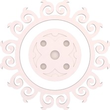 Motifpiyer Hazır Spotlu Tavan Paneli Matris-Radius Modern LED Uyumlu Tavan Göbeği/Viktorya-Dış-Çitali