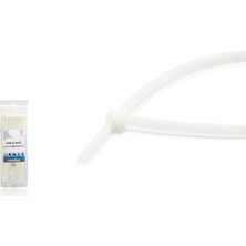 Nodar ND4805B Kablo Bağı 3.6 x 300 mm 100 Adetli Paket Beyaz
